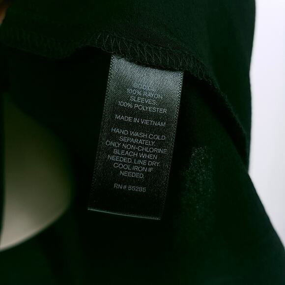 NWT Express Long Sleeve Black Shift Dress Size XS - Picture 3 of 8